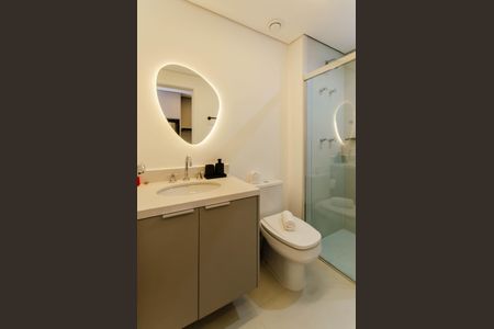 Studio para alugar com 26m², 1 quarto e sem vaga Studio para alugar com 26m², 1 quarto e sem vagaBanheiro