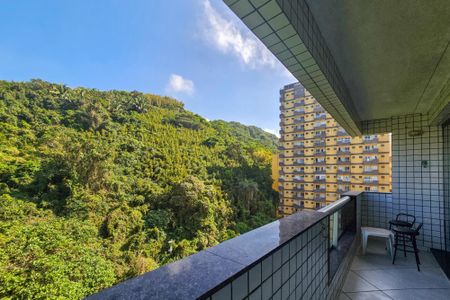 Varanda da Sala de apartamento para alugar com 2 quartos, 200m² em Barra Funda, Guarujá