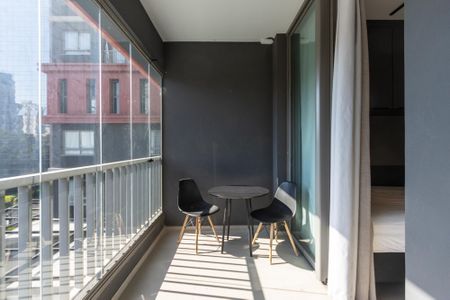 Studio para alugar com 25m², 1 quarto e sem vagaSacada