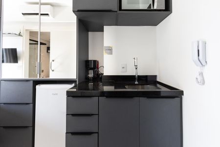 Studio para alugar com 25m², 1 quarto e sem vagaCozinha