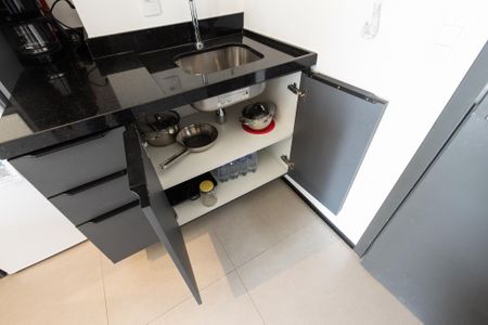 Studio para alugar com 25m², 1 quarto e sem vagaCozinha