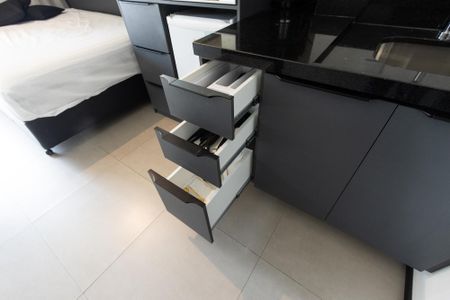 Studio para alugar com 25m², 1 quarto e sem vagaCozinha