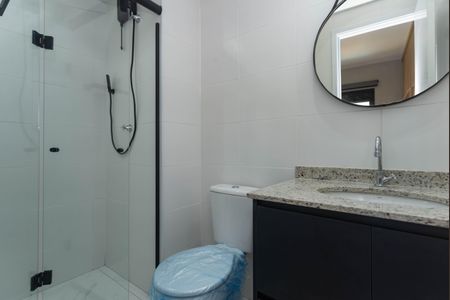 Studio para alugar com 24m², 1 quarto e sem vaga Studio para alugar com 24m², 1 quarto e sem vagaBanheiro