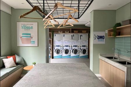 Studio para alugar com 24m², 1 quarto e sem vaga Studio para alugar com 24m², 1 quarto e sem vagaÁrea Comum - Lavanderia