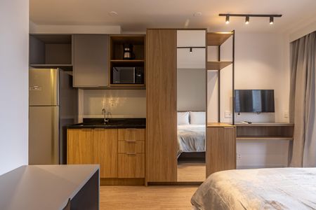 Studio à venda com 25m², 1 quarto e sem vagaCozinha