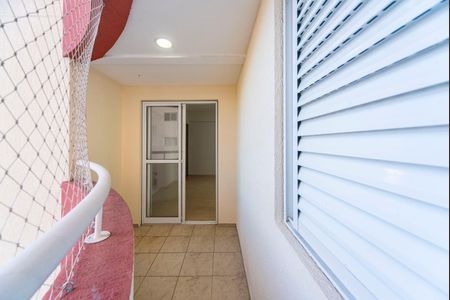 Varanda da Sala de apartamento à venda com 3 quartos, 89m² em Vila Valparaíso, Santo André