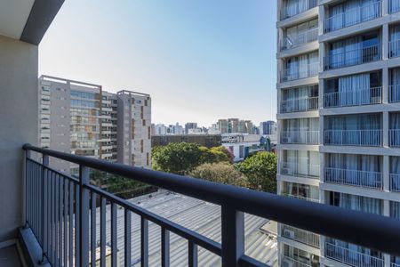 Varanda de kitnet/studio à venda com 1 quarto, 25m² em Indianópolis, São Paulo