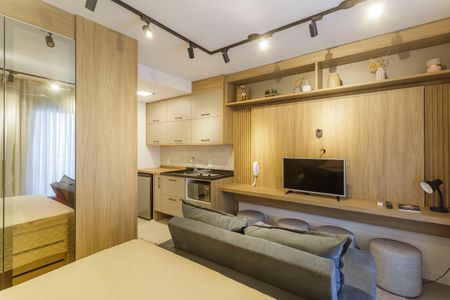 Studio à venda com 25m², 1 quarto e sem vagaSala/Quarto