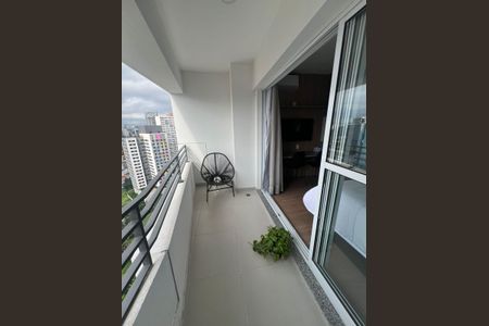 Studio para alugar com 25m², 1 quarto e 1 vagaVaranda