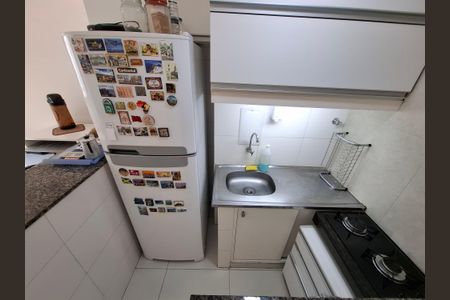 Cozinha de apartamento à venda com 1 quarto, 38m² em Lapa, Rio de Janeiro
