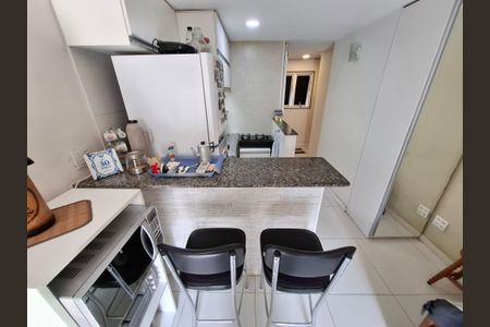 Cozinha de apartamento à venda com 1 quarto, 38m² em Lapa, Rio de Janeiro