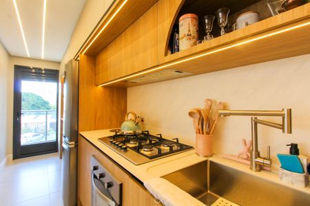 Apartamento à venda com 105m², 2 quartos e 1 vaga Apartamento à venda com 105m², 2 quartos e 1 vagaCozinha e Área de Serviço