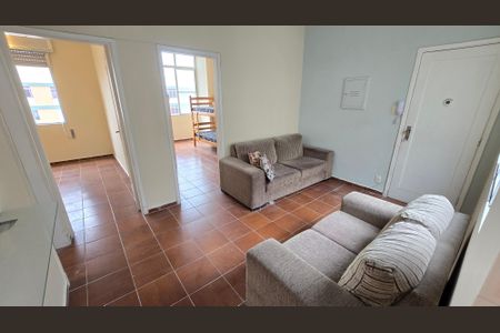 Sala de apartamento para alugar com 2 quartos, 60m² em Aparecida, Santos