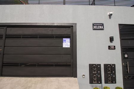 Casa de condomínio para alugar com 40m², 1 quarto e sem vagaFachada + Placa