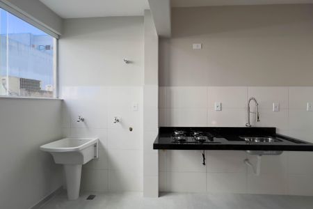 Apartamento à venda com 78m², 2 quartos e sem vagaCozinha e área de serviço