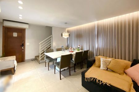 Sala de apartamento à venda com 3 quartos, 155m² em Calafate, Belo Horizonte