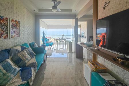 Sala de apartamento para alugar com 2 quartos, 71m² em Loteamento Joao Batista Juliao, Guarujá