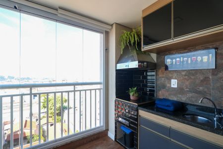 Varanda Gourmet de apartamento à venda com 2 quartos, 60m² em Santa Maria, São Caetano do Sul