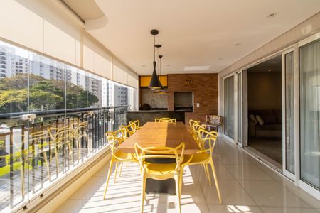 Varanda Gourmet de apartamento à venda com 4 quartos, 137m² em Vila Rosalia, Guarulhos