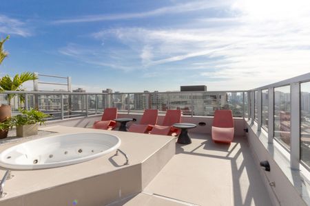 Apartamento para alugar com 28m², 1 quarto e sem vaga Apartamento para alugar com 28m², 1 quarto e sem vagaÁrea comum - Jacuzzi