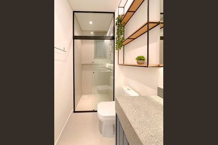 Apartamento para alugar com 56m², 1 quarto e 1 vagaBanheiro da Suíte