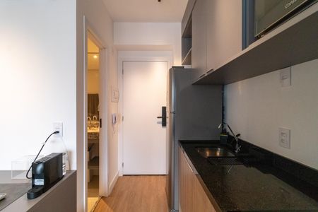 Cozinha de kitnet/studio à venda com 1 quarto, 24m² em Perdizes, São Paulo