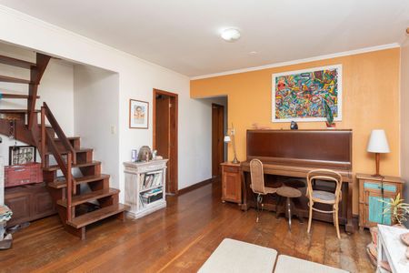 Sala de apartamento à venda com 4 quartos, 212m² em Petrópolis, Porto Alegre