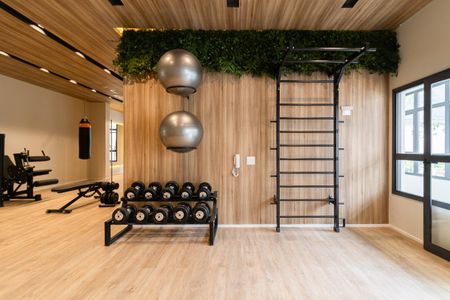 Apartamento para alugar com 26m², 1 quarto e sem vaga Apartamento para alugar com 26m², 1 quarto e sem vagaÁrea comum - Academia