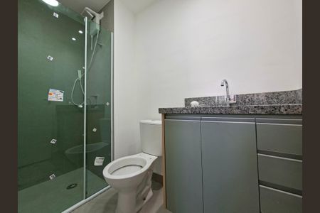 Apartamento para alugar com 26m², 1 quarto e sem vaga Apartamento para alugar com 26m², 1 quarto e sem vagaBanheiro da Suíte