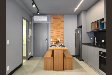 Studio à venda com 41m², 1 quarto e 1 vagaCozinha