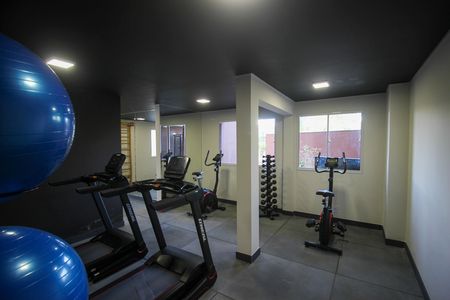 Apartamento para alugar com 49m², 2 quartos e 1 vaga Apartamento para alugar com 49m², 2 quartos e 1 vagaÁrea comum - Academia