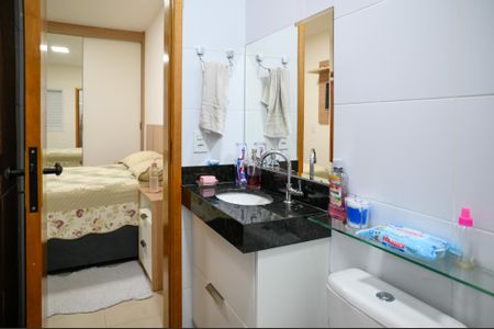 Banheiro Social de apartamento à venda com 1 quarto, 47m² em Vila Moinho Velho, São Paulo