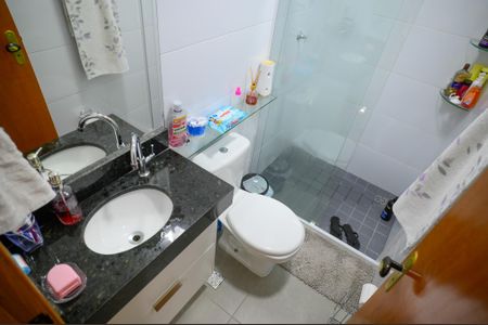 Banheiro Social de apartamento à venda com 1 quarto, 47m² em Vila Moinho Velho, São Paulo