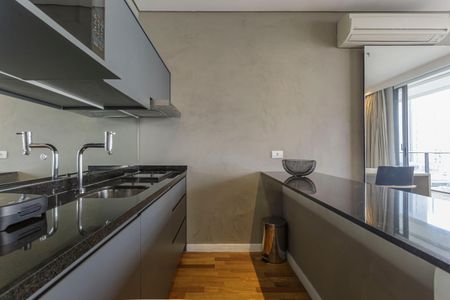 Studio à venda com 62m², 1 quarto e 2 vagas Studio à venda com 62m², 1 quarto e 2 vagasCozinha