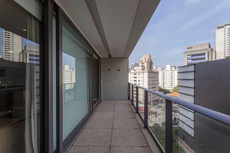 Studio à venda com 62m², 1 quarto e 2 vagas Studio à venda com 62m², 1 quarto e 2 vagasVaranda