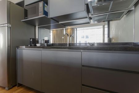Studio à venda com 62m², 1 quarto e 2 vagas Studio à venda com 62m², 1 quarto e 2 vagasCozinha