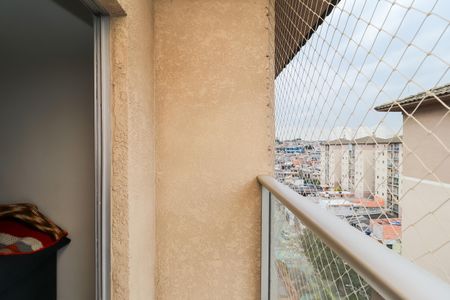 Varanda da Sala de apartamento à venda com 2 quartos, 56m² em Jardim Santo Antonio, São Paulo