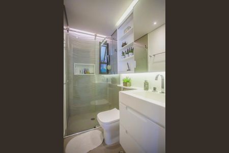 Apartamento à venda com 74m², 3 quartos e 2 vagasBanheiro Social