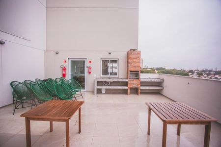 Studio à venda com 27m², 1 quarto e sem vaga Studio à venda com 27m², 1 quarto e sem vagaÁrea comum - Churrasqueira