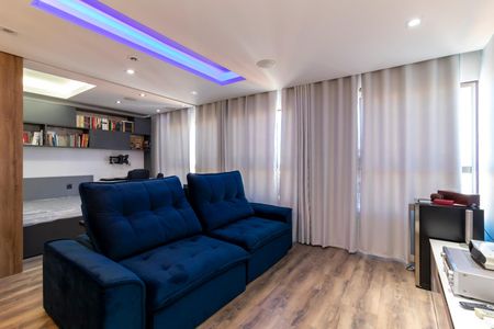 Sala de Estar de apartamento à venda com 2 quartos, 70m² em Carandiru, São Paulo