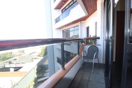 Varanda da Sala de apartamento à venda com 3 quartos, 176m² em Jardim, Santo André