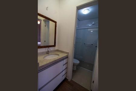 Banheiro de apartamento para alugar com 1 quarto, 50m² em Jardim Trussardi, São Paulo