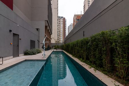 Área comum - Piscina de kitnet/studio para alugar com 1 quarto, 26m² em Vila Nova Conceição, São Paulo
