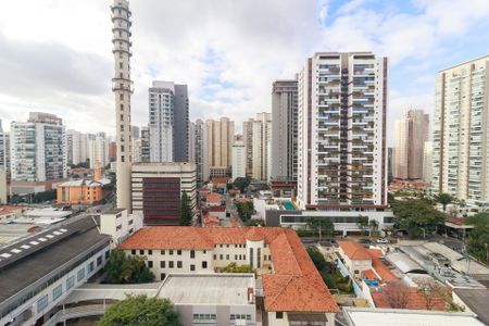 Sala - Vista de apartamento à venda com 1 quarto, 42m² em Jardim das Acacias, São Paulo