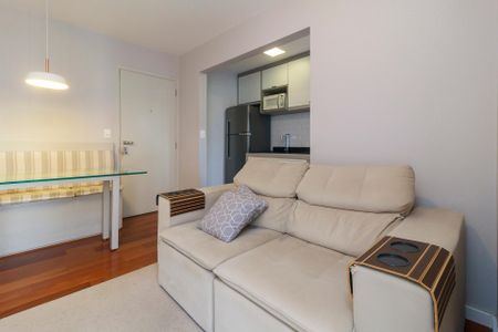 Sala de apartamento à venda com 1 quarto, 42m² em Jardim das Acacias, São Paulo