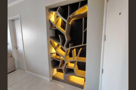 Detalhe Sala de apartamento à venda com 1 quarto, 52m² em Petrópolis, Porto Alegre