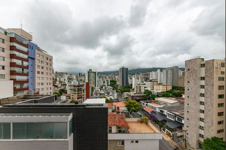 Varanda da Sala de apartamento à venda com 1 quarto, 45m² em Carmo, Belo Horizonte
