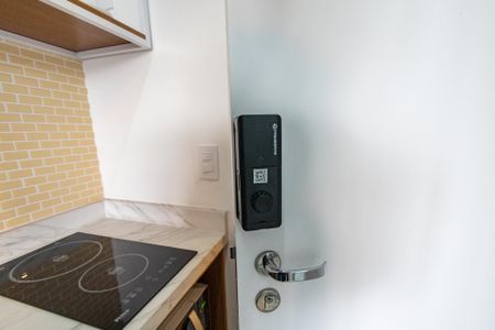 Studio para alugar com 23m², 1 quarto e sem vagaFechadura eletrônica