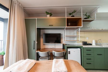 Studio para alugar com 23m², 1 quarto e sem vagaSala/Quarto