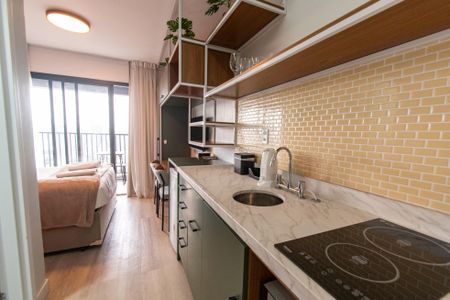 Studio para alugar com 23m², 1 quarto e sem vagaCozinha